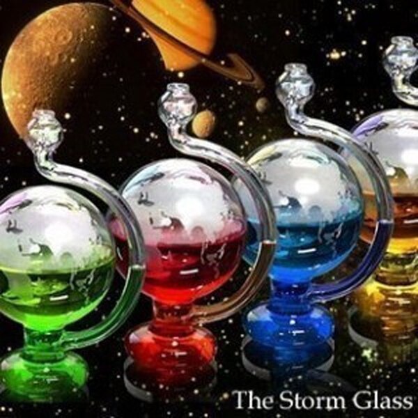 Inspired Glass Weather Storm Forecast Bottle Barometer Home Office DIY Decor HEE889