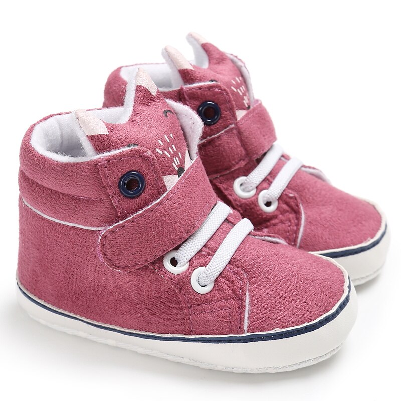 Chaussures en coton à semelle souple | Chaussures de berceau pour bébés garçons et filles, printemps/automne, pour premiers marcheurs et bébés: Rose Red / 13