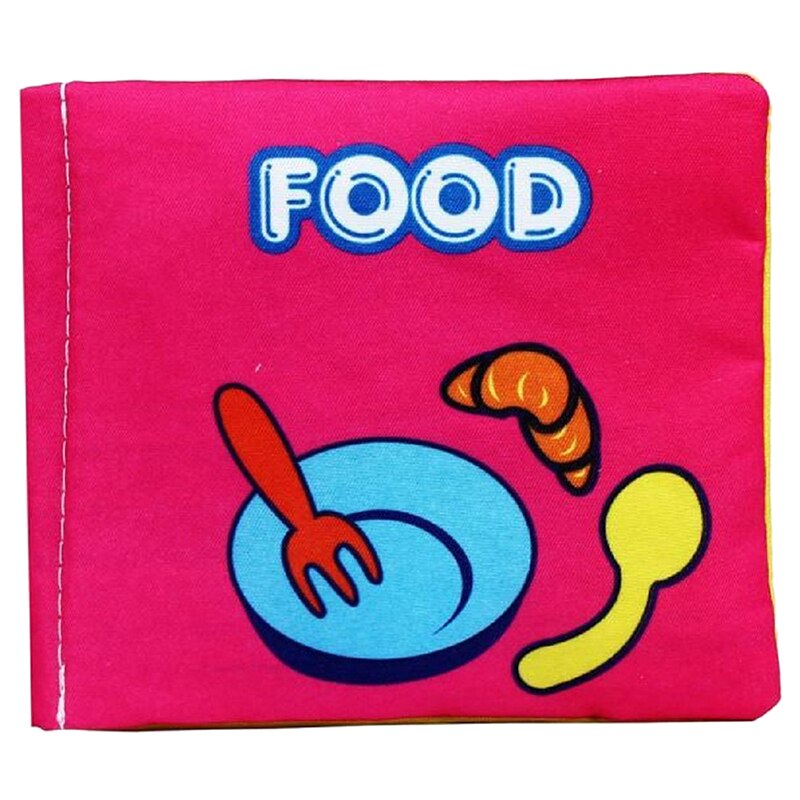 Children early education Soft Cloth, Paper, Learning, Intelligence, Children Picture Book (Color): Default Title
