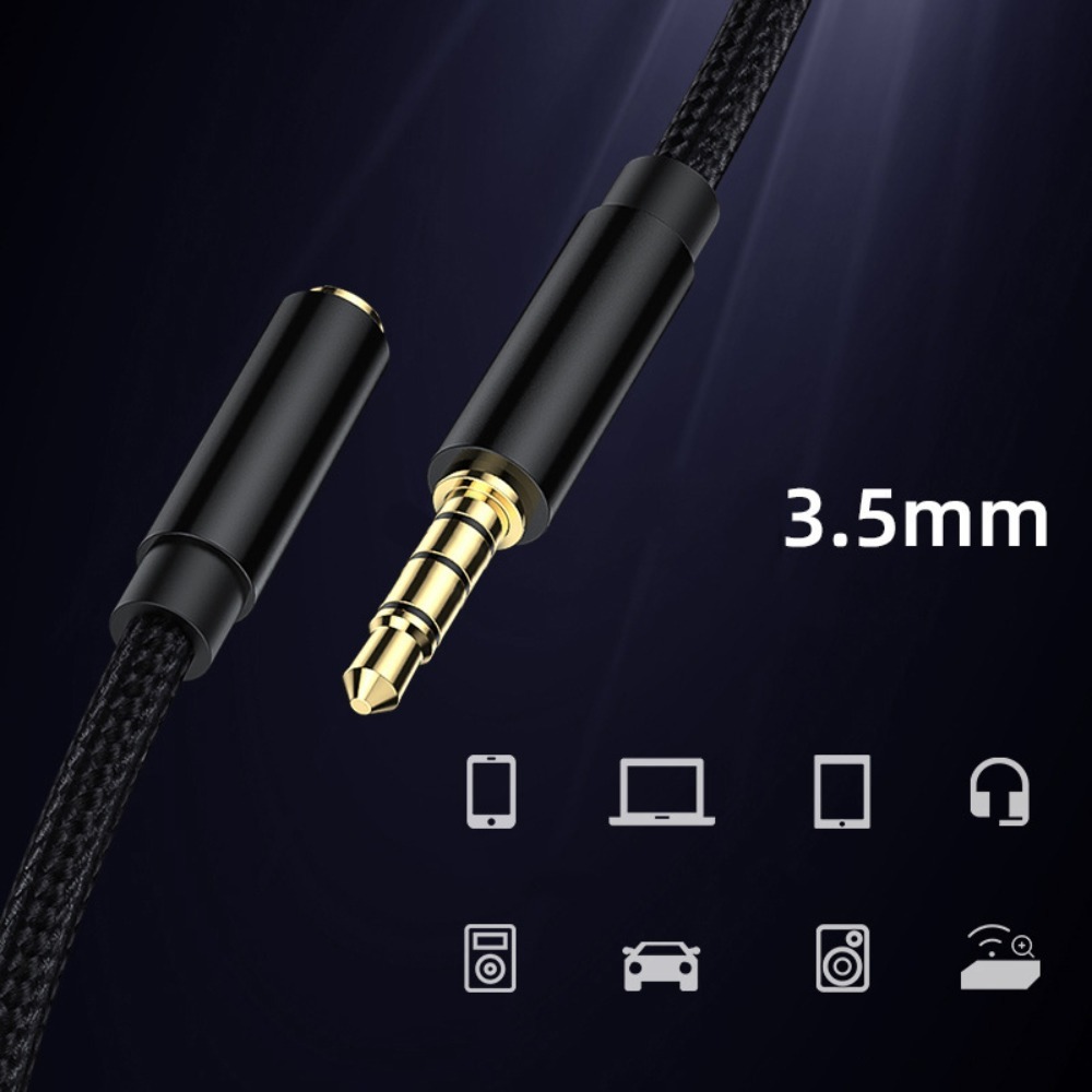 3.5mm kabel audio Jacek AUX robić słuchawki robić komputera męskich i żeńskich przedłużacz głośników przedłużacz kabla AUX HiFi