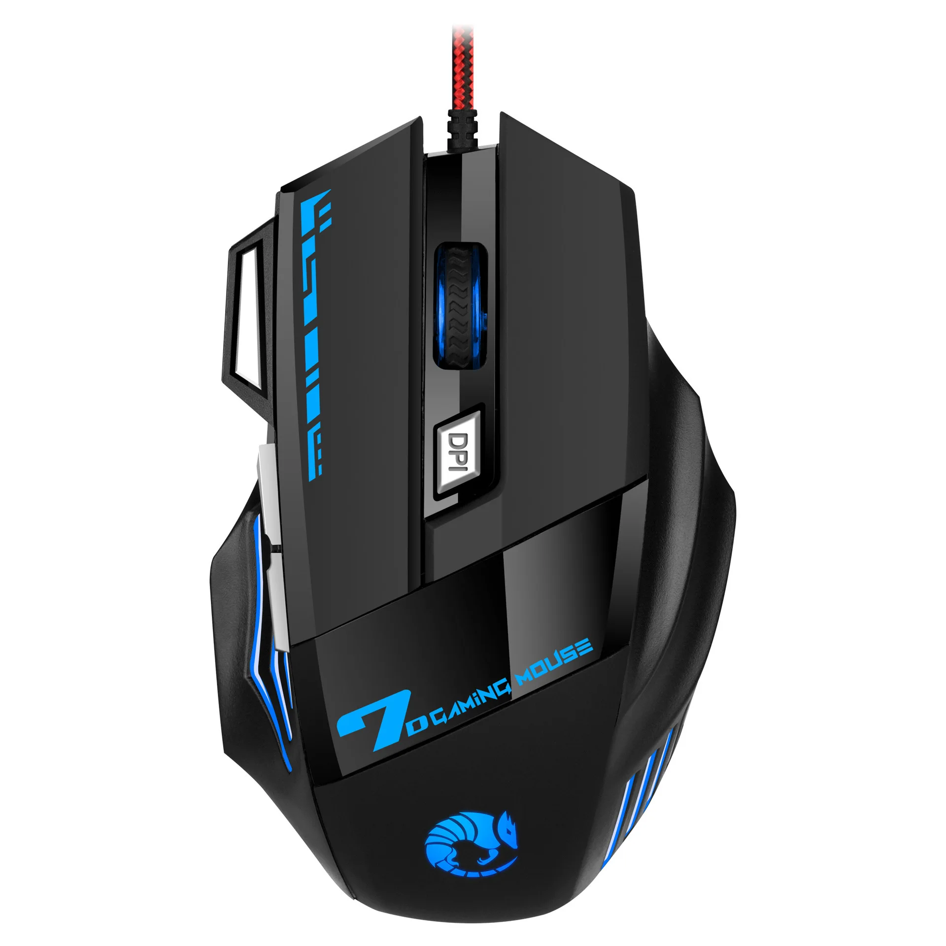 Gaming Mouse 7-Key Variable Speed Glowing Computer Mouse for Cross-Border Gaming High Chinese Brand Office Equipment