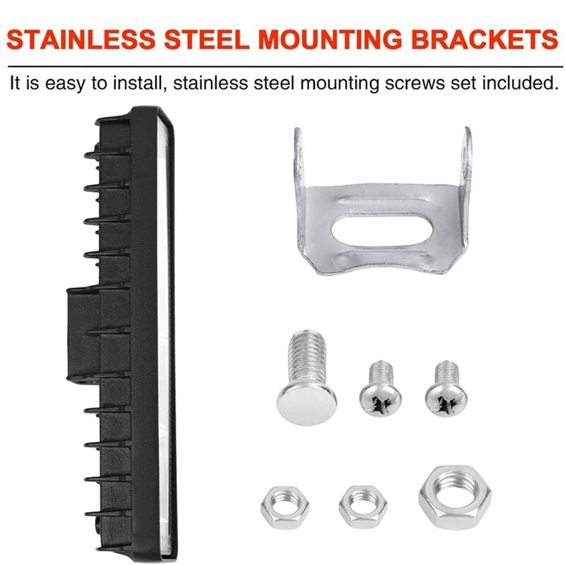 Led Boot Verlichting, 6 Inch Marine Deck Dock Licht Boot Flood Spreader Licht Bar, Boot Koplampen, 12/24V Led Verlichting