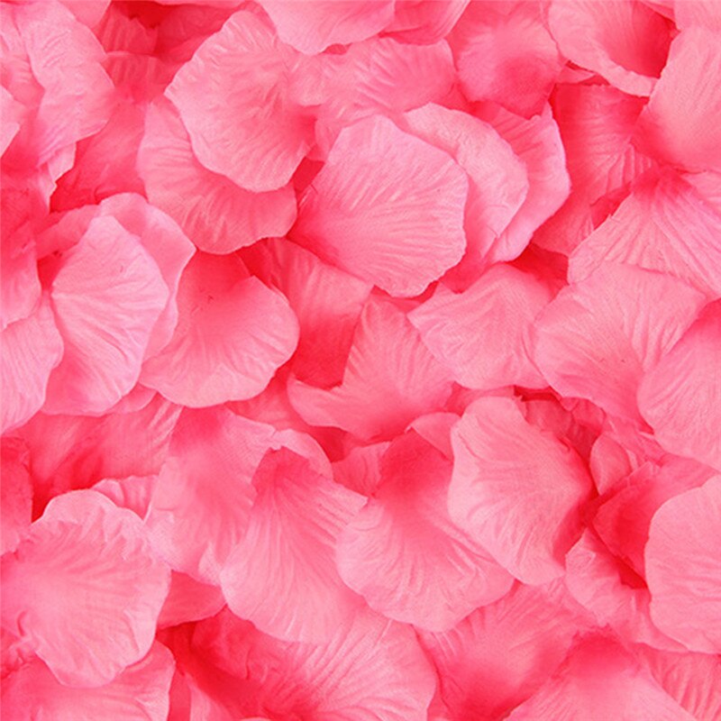 500 Stks/partij 5*5 Cm Zijden Rozenblaadjes Voor Bruiloft Decoratie Romantische Kunstmatige Rose Bloem 20 Kleuren Bruiloft Accessoires #298244: Gradient Rose Red