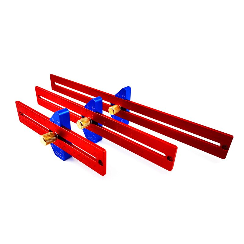 Marking Square Ruler 200/300/400mm Woodworking Machinist Square Woodworking Measuring Tools Gauge Scribe Carpenter