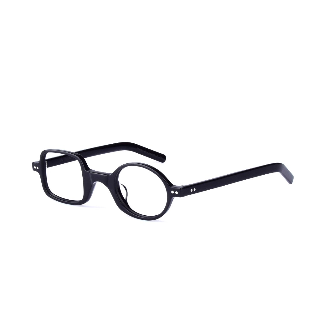 Retro Asymmetrical Round Square Eyeglasses Acetate Frames Glasses Men Women Prescription Spectacles Myopia Reading Eyewear