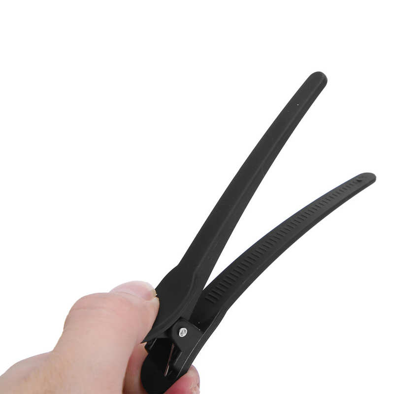 Pinza para el pelo relajante , herramienta para el pelo de pico de pato mate, Clip para salón de peluquería, pinzas de corte, herramienta de peinado