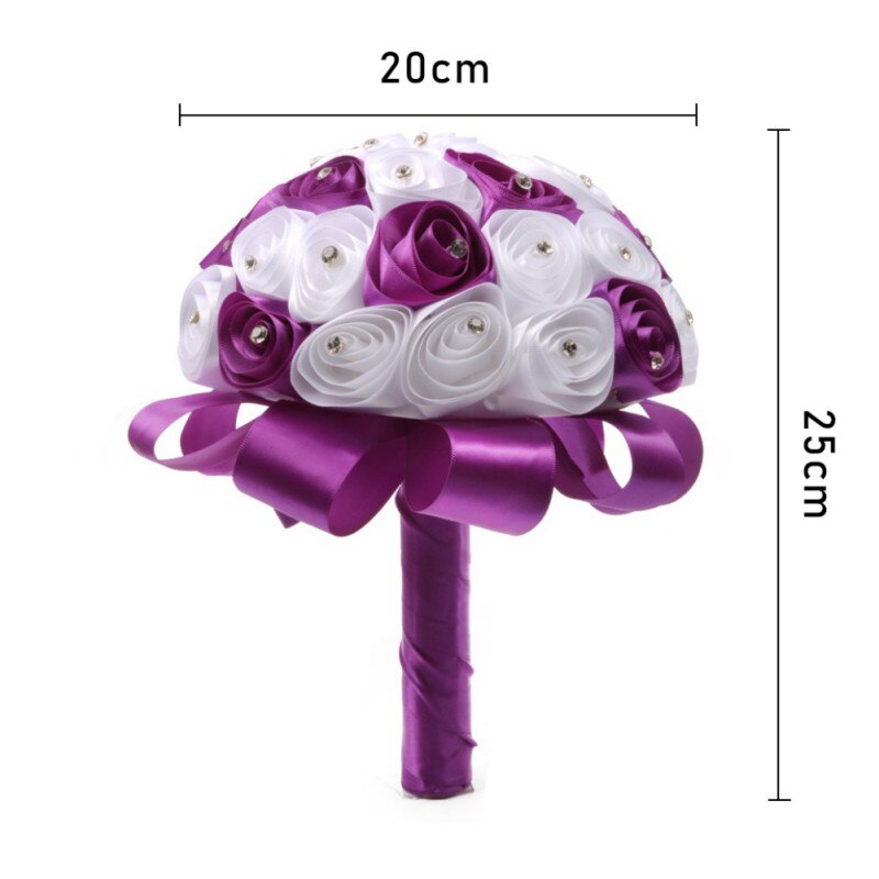 Simulation Hand Flower Bouquet Wedding Bride Holding Flowers Wedding Decoration Festival Party Home Tabletop Decoration