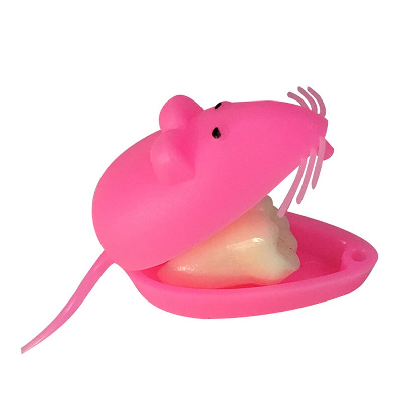 5Pcs Mini Plastic Baby Milk Teeth Holder Mouse Shape Organizer Box Save Tooth Storage