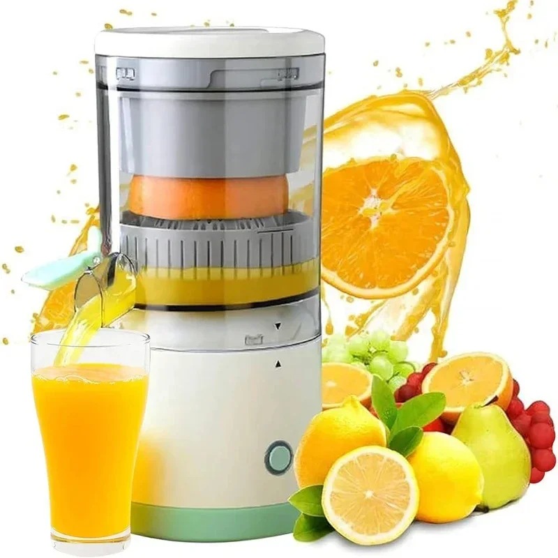 Bärbar elektrisk juicepress trådlös apelsinjuicer usb uppladdningsbar citronpress elektrisk slowjuicer hushållsköksredskap: Default Title