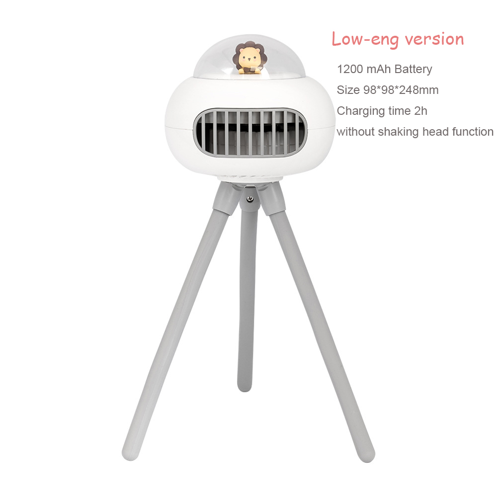 Mini-biegen-klimaanlage mit 3600 mah akku, wiederaufladbarem kinderwagen-Ventilator, 130 ° automatischer Drehung, 4- windstufen, handgerät für Höhle außenbereich, leise: Burgund