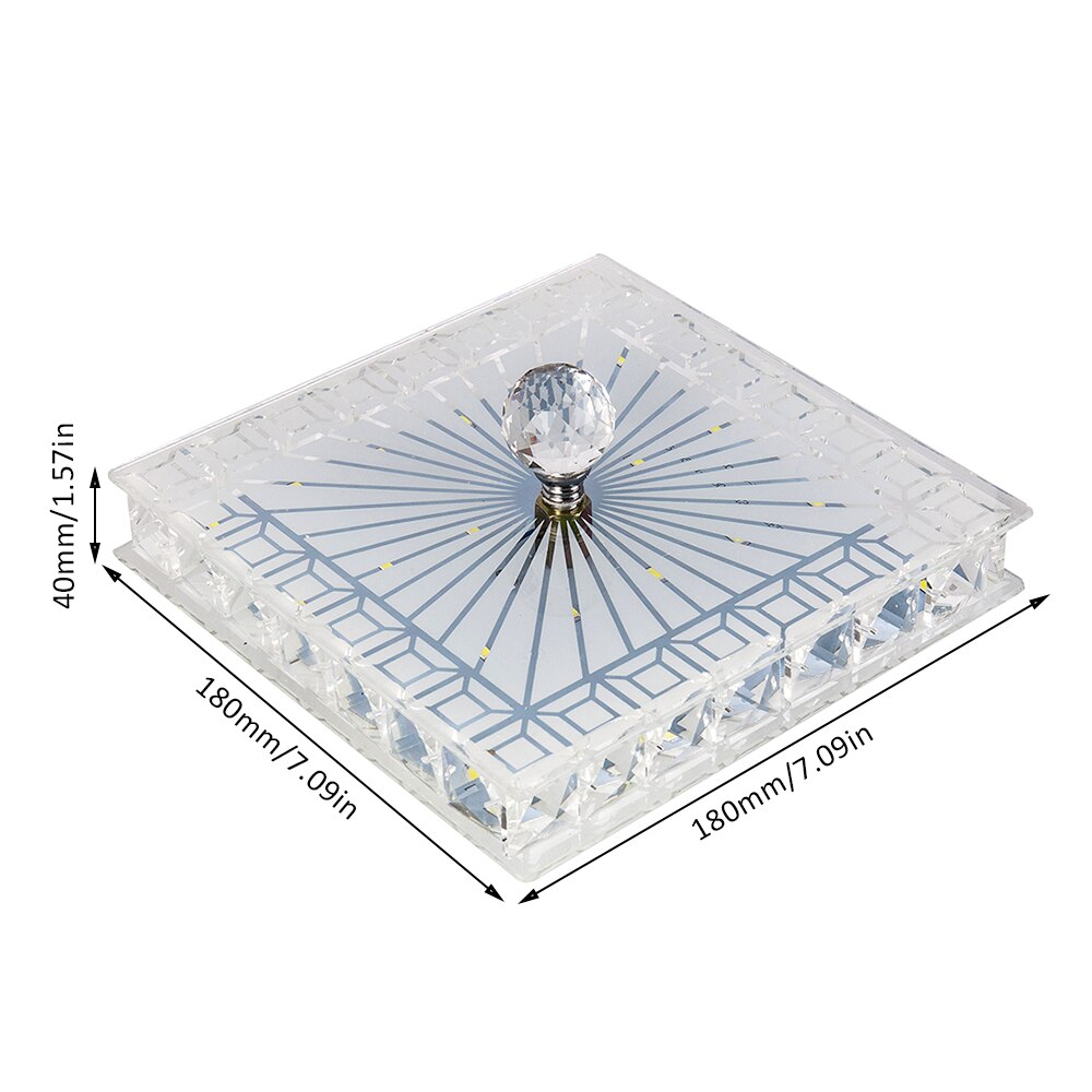 Modern Crystal Led Plafond Verlichting Gang Plafondlamp Thuis Slaapkamer Woonkamer Verlichting Balkon Gangpad Nachtlampje Wit