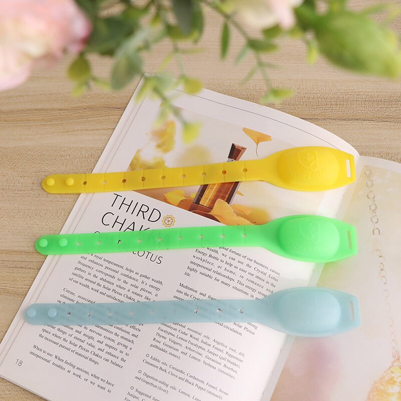 Silicone Cleaner Wristband Soft Comfortable Adjustable Length Holding Wrist Strap Free-Washing Alcohol Cleaning Wrist Band