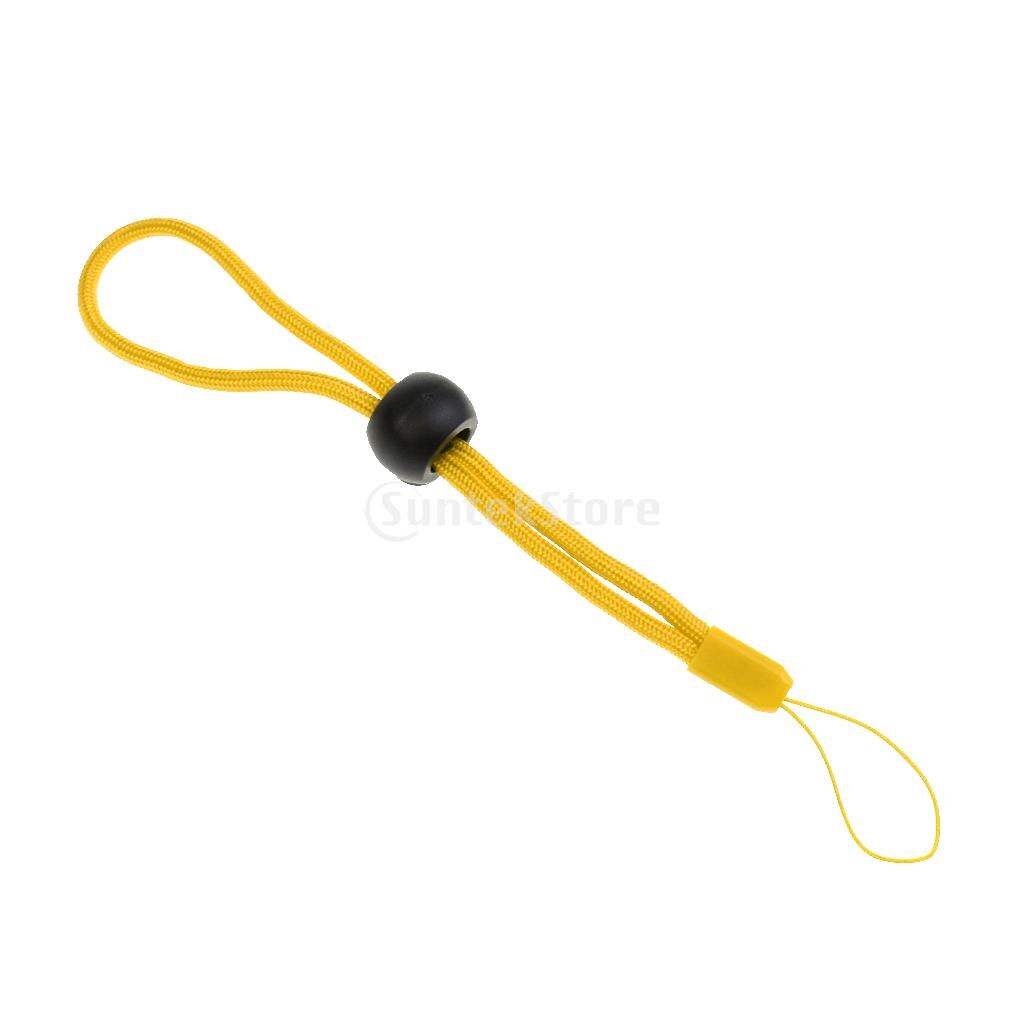 Universele Verstelbare Duurzaam Nylon Duiken Anti-Dropped Hand Wrist Grip Strap Lanyard Voor Onderwater Camera Mobiele Telefoon: Yellow