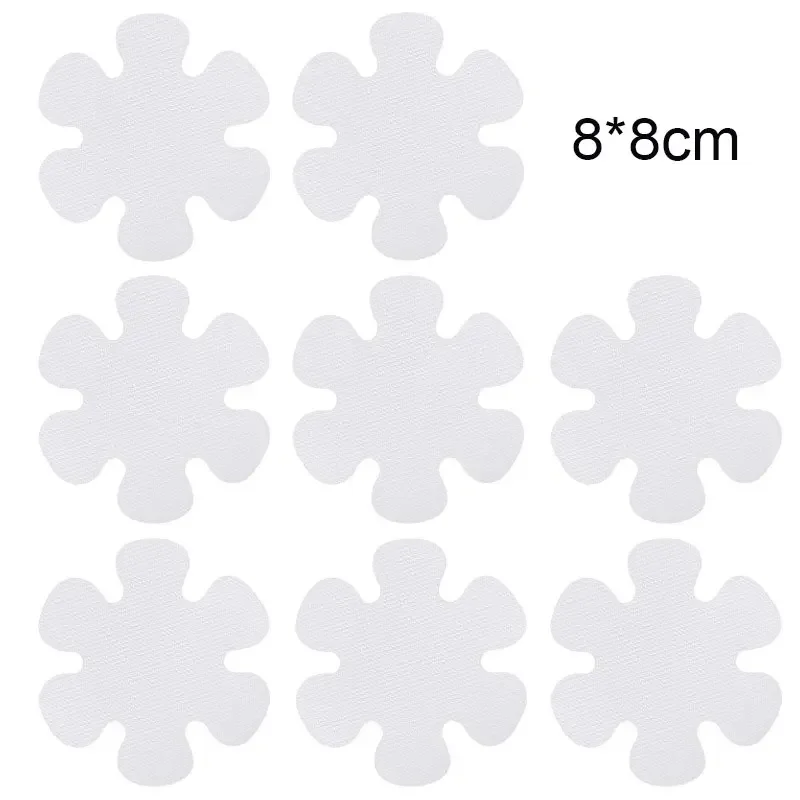 6/12/20PCS Anti Slip Bathtub Stickers Waterproof Flower Shaped Self-Adhesive Safety Shower Anti-Slip Appliques for Home Bathroom