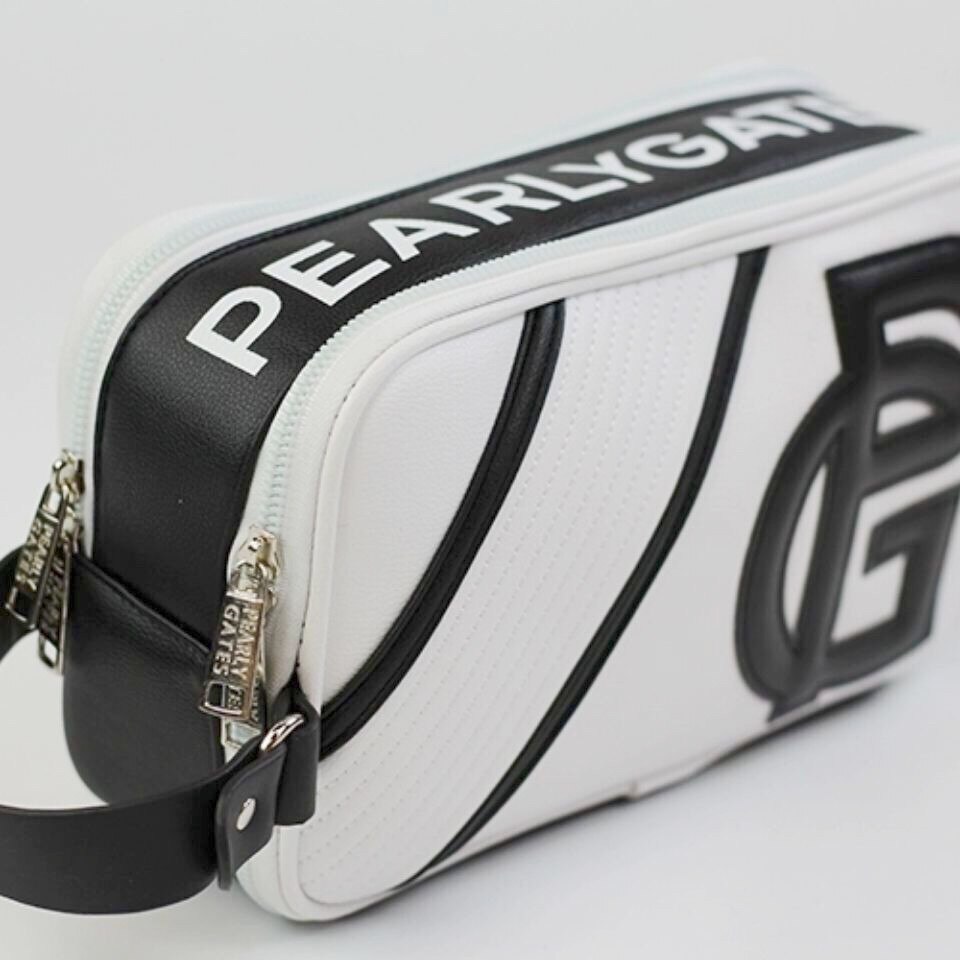 Sacos de golfe, bolsas de golfe, sacos de armazenamento, garras, correias de isolamento de zíper duplo: Branco