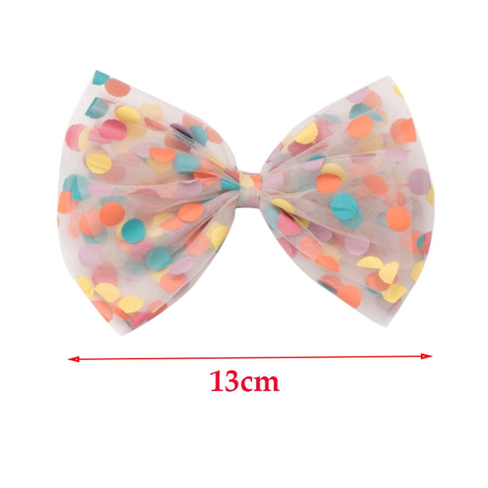 Lazos de hilo de lentejuelas para niñas pequeñas, horquillas de Organza hechas a mano con Clips, tocado de Boutique para niñas, accesorios para el cabello