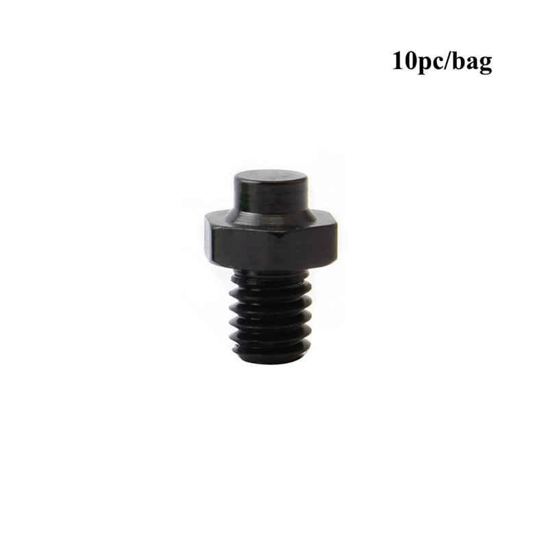 10PCS Aluminum Alloy Bicycle Pedal Bolt Pedal Fixed Studs Anti-Slip Mountain Bike Screws M4 Pedal Anti-Slip Screws: Black