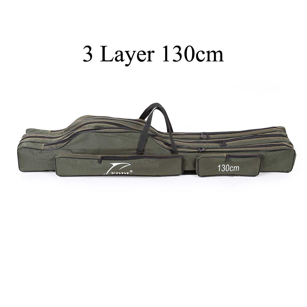 Fddl fisketasker 120/130/150cm multifunktionelle fiskestang tasker sag fiskegrej taske lærred fiskeri ægte redskab lokke stang værktøj: Stil 4