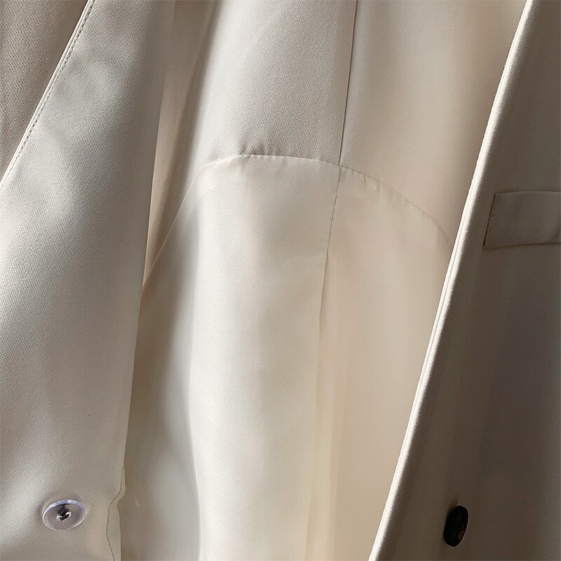 Bygouby ol dame dress vest vintage dobbelspent dame topper svart hvite jakker vår høst ermeløs vest