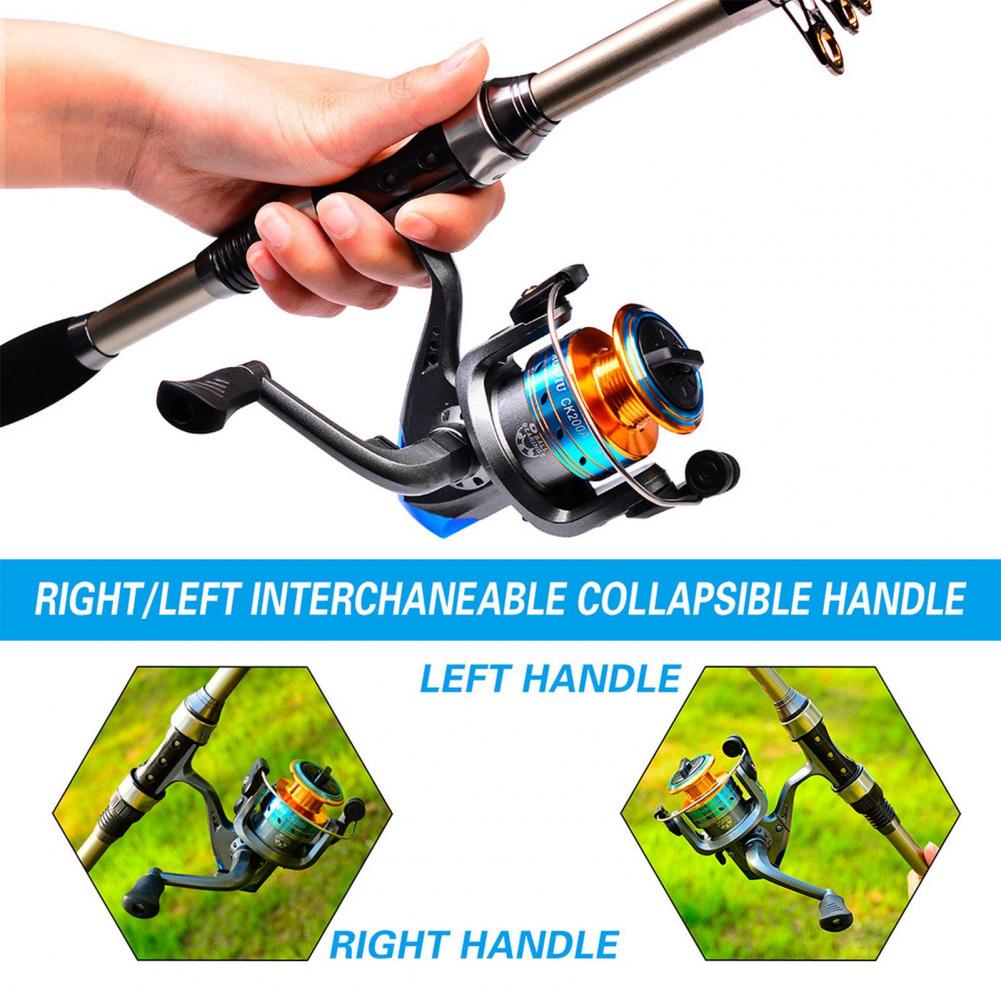 Practical Fishing Rod Kit Sturdy Fishing Tackle Kit Portable Non-slip Fishing Line Lure Bag Hooks Full Set