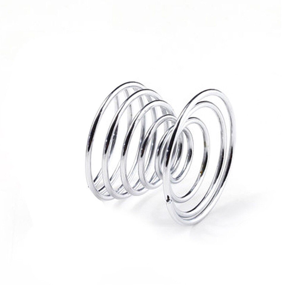 Stainless Steel Spring Wire Tray Boiled Egg Cups Holder Stand Storage Egg Cups Kitchen Breakfast