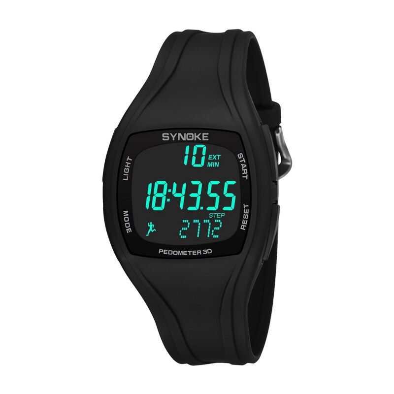 VenSten Kinder Digitaal Horloge voor Jongens - Meisjes Kinderen Sport Elektronisch Waterdicht Outdoor Horloges met Stopwatch Alarm Timer LED Licht Dubbele Tijdzone, Groen, riem