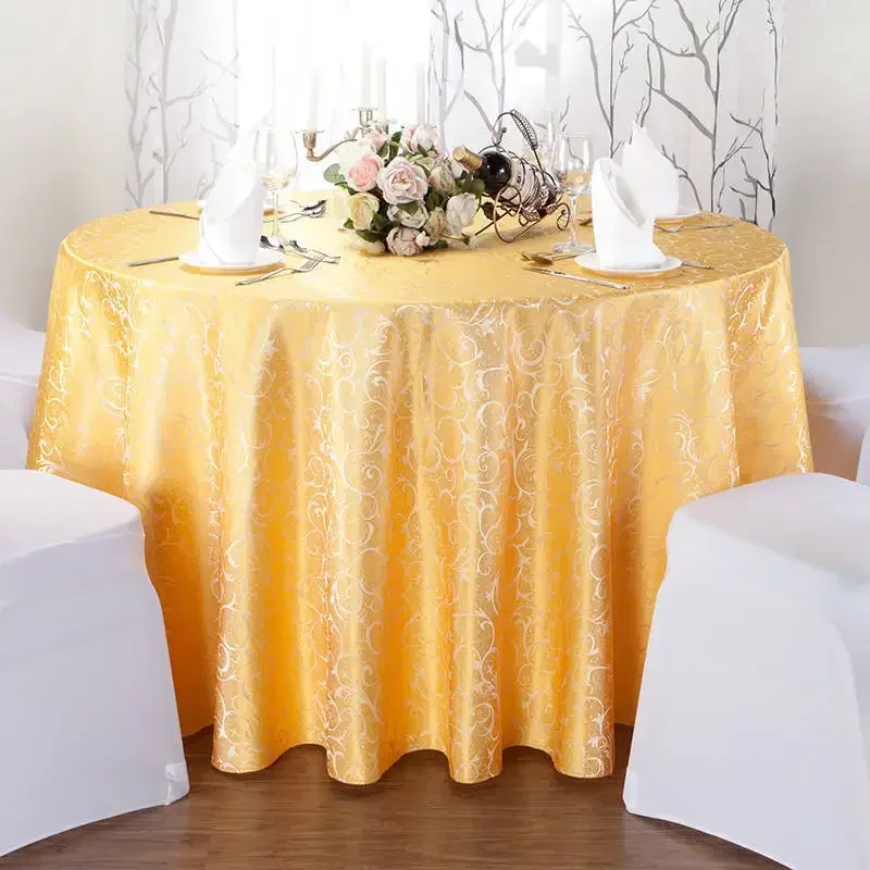 Nappe ronde vintage polyvalente, décoration de fête de mariage, couverture de table à manger à la maison, diamètre 160cm, 180cm, 200cm: Violet / See below for size descriptions