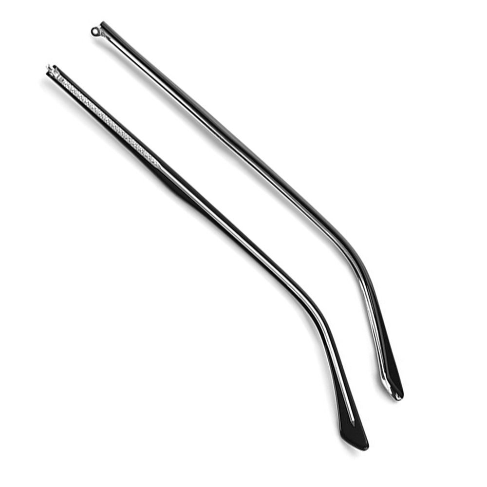 Outils de réparation de lunettes en métal, coussinets antarctiques, crochet d'oreille, remplacement de jambe de lunettes, remplacement de branches de lunettes de soleil: WHITE