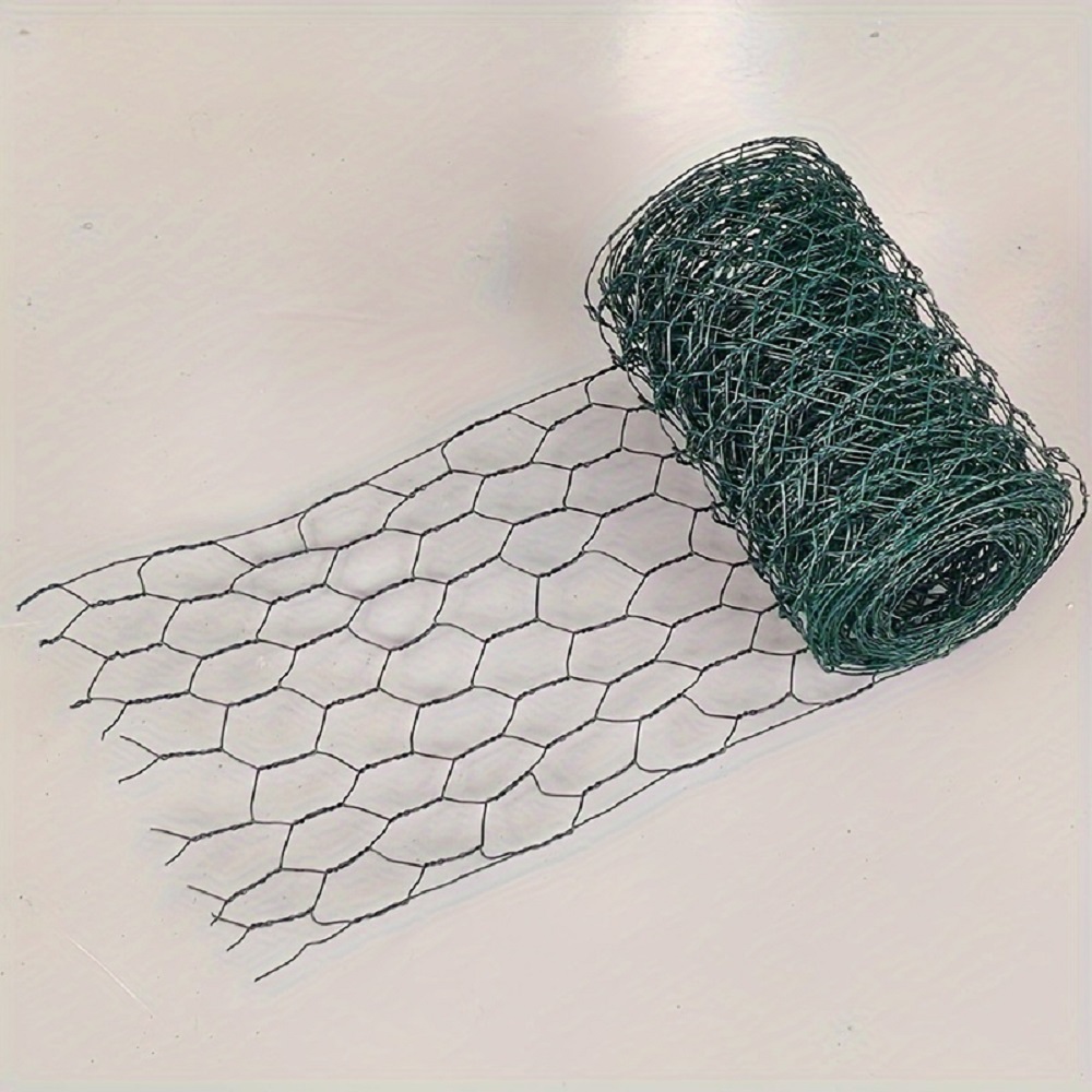 Fencing Chicken Wire Mesh For Garden Chicken Wire For Crafts DIY Poultry Netting Wire Fencer For Coop Durable: L / green