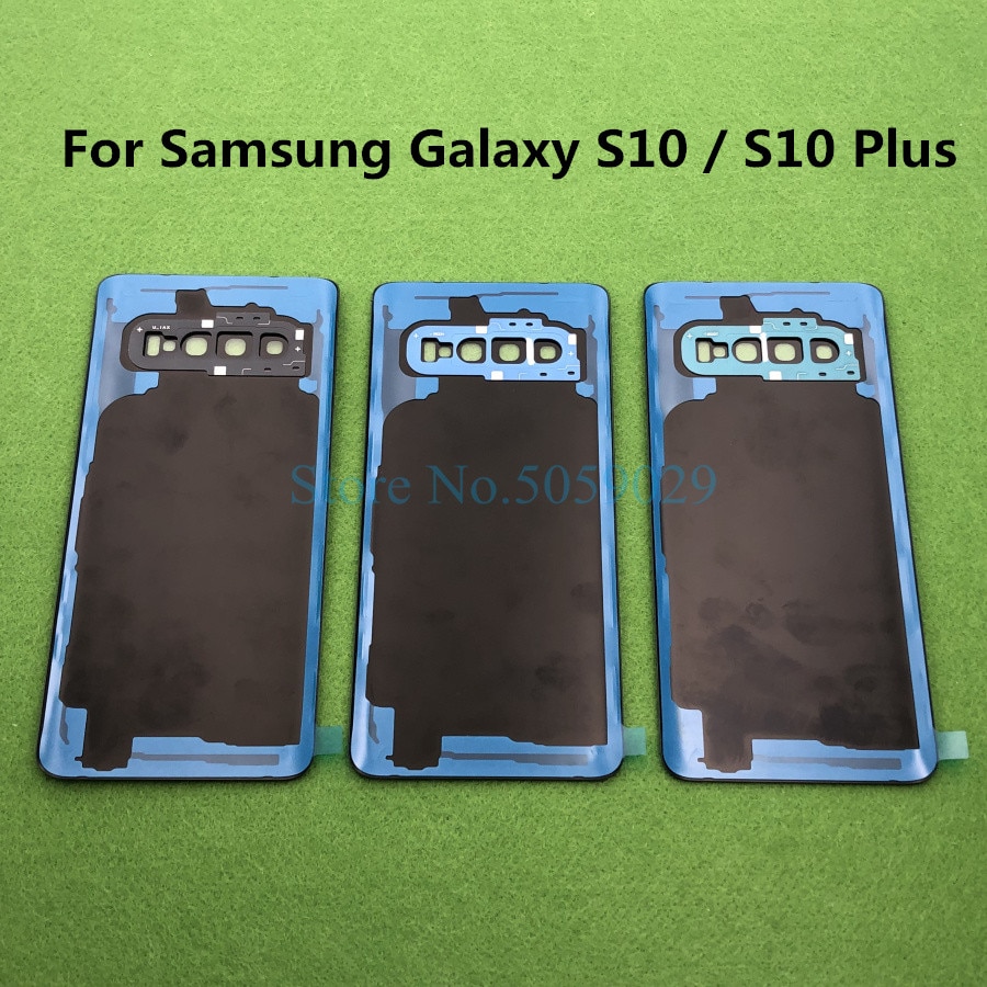 Original Glass Battery Cover Replacement Back Door Housing Case For Samsung Galaxy S10 Plus S10e S10 S10+ G970 G9730 G9750