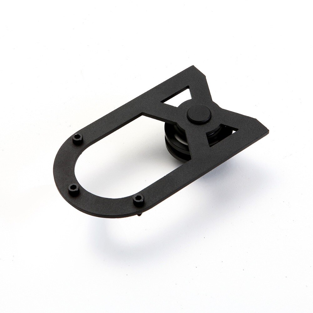 3,3 FT ECHT mini U förmigen einzigen hängenden roller schiebe barn door hardware für küche Bad schrank tür