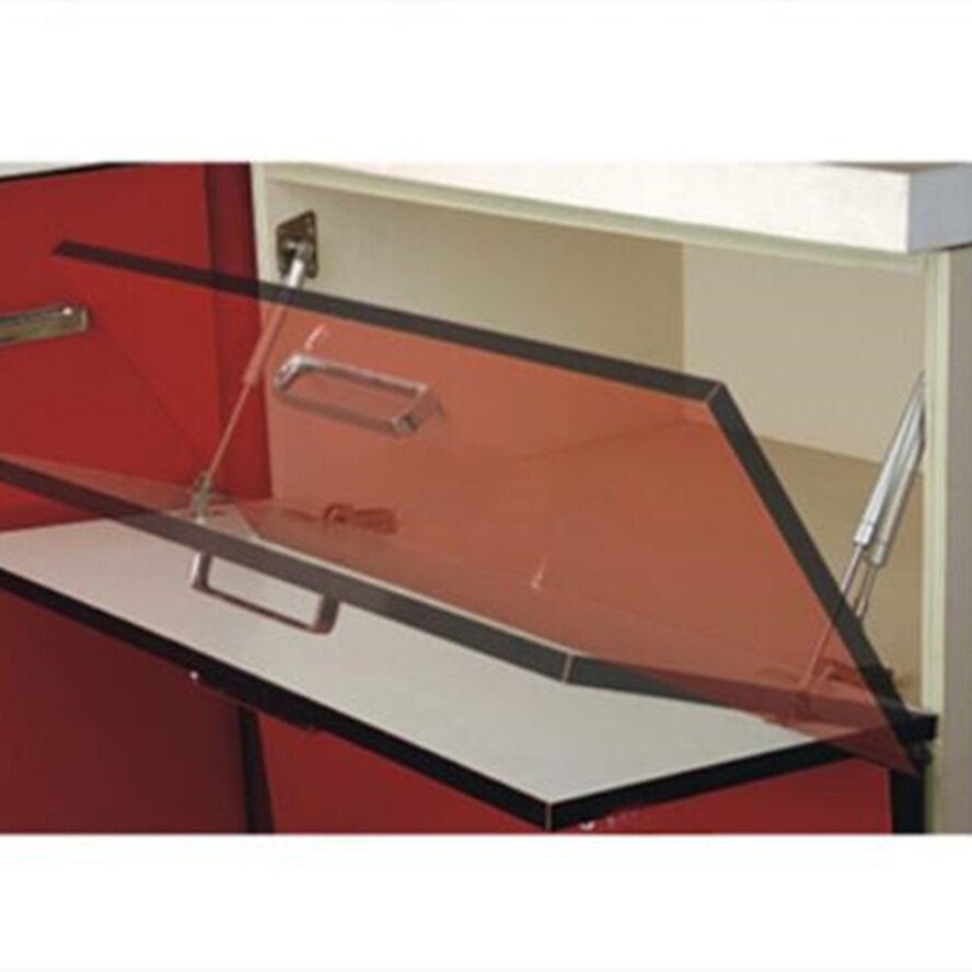 Hydraulic Gas Spring Fitting For Down-Open Cabinet Door But No Buffer Pneumatic Parts For Furniture