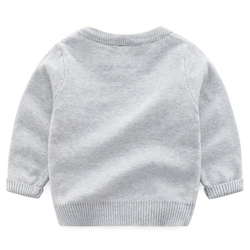 Vinter drenge sweater dobbelt lag fortykning varm strikket sweater og pullover dinosaur tegneserie børn sweatere  bc391