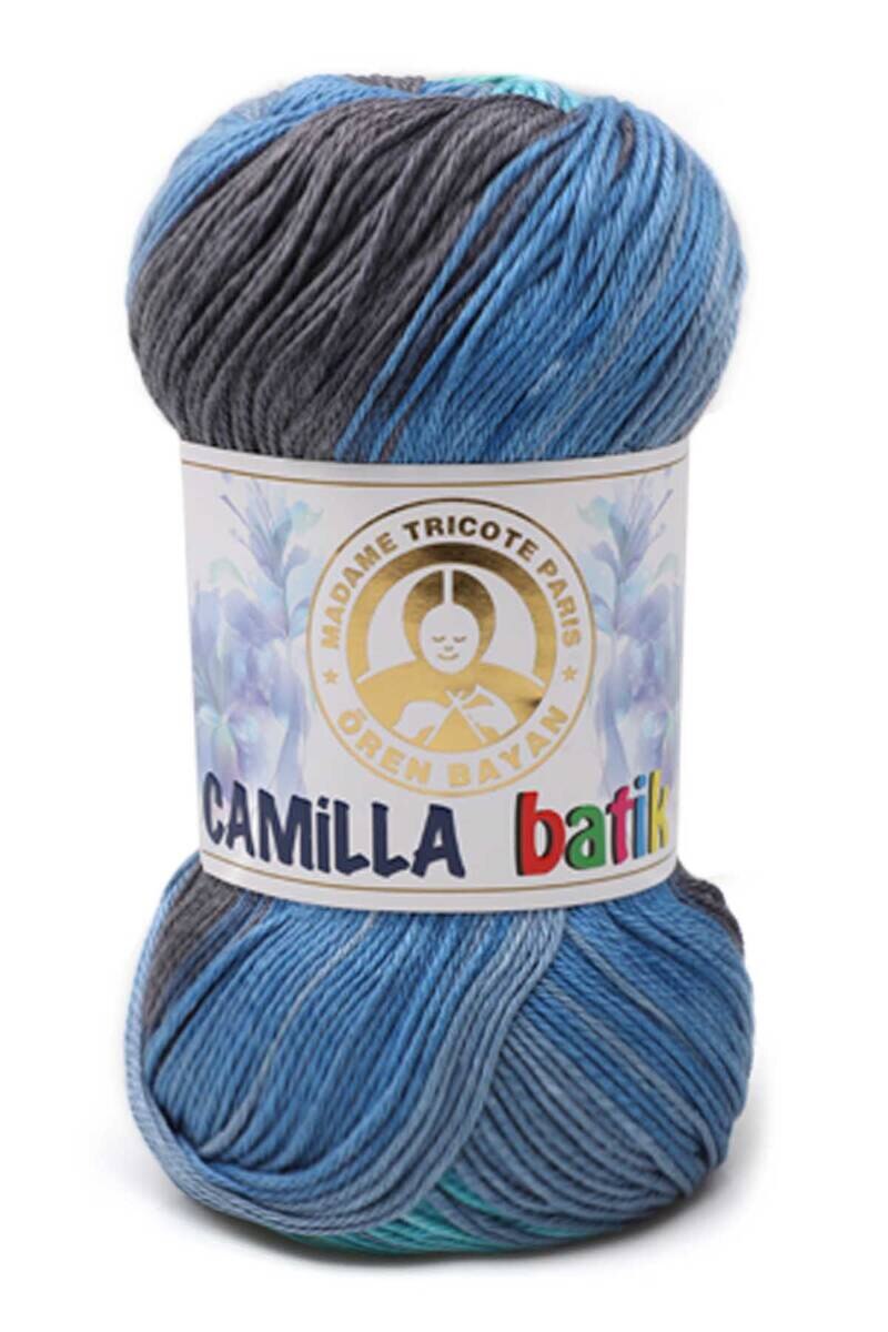 1 Pack ( 5 Balls ) Madame Tricote ( Oren Bayan ) Camilla Batik Hand Knitting Yarn Paris %100 Mercerized Cotton Crochet Tool Kit: 113
