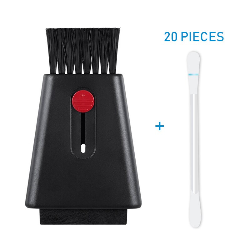 Mini Computer Keyboard Cleaner Screen Clean Bursh Cotton Swab Stick Cleaner Kit Mechanical Nook Cranny Dust For Laptop Desktop: WIth Cotton Swab