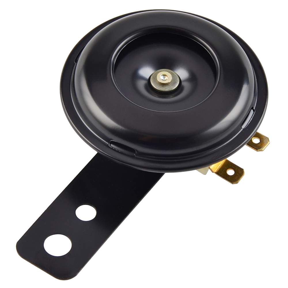 Klaxon de moto noir 65mm 6V 105db, trompette, Scooter, Pit Bike, atv, complet, 3A DC 6V 105DB