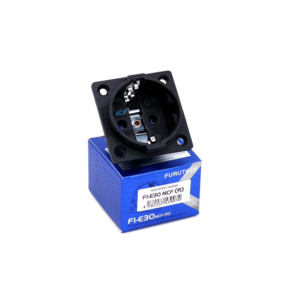 Plated Rhodium Neutral Copper FI-E30 AC 250V 16A EU Euro 2 pin IEC inlet Power Uitimate HSchuko Chassis socket