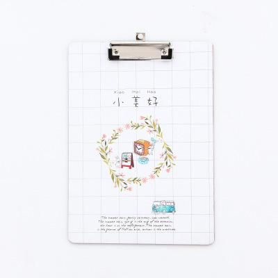 Kantoor w dier recht board clip spalk Kawaii klembord contract clip boek A4 Plastic Map: 5