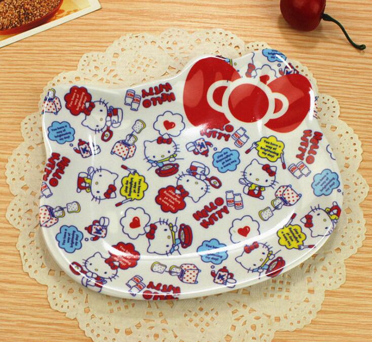 Plate plastic resin snack dish plate pink: 3