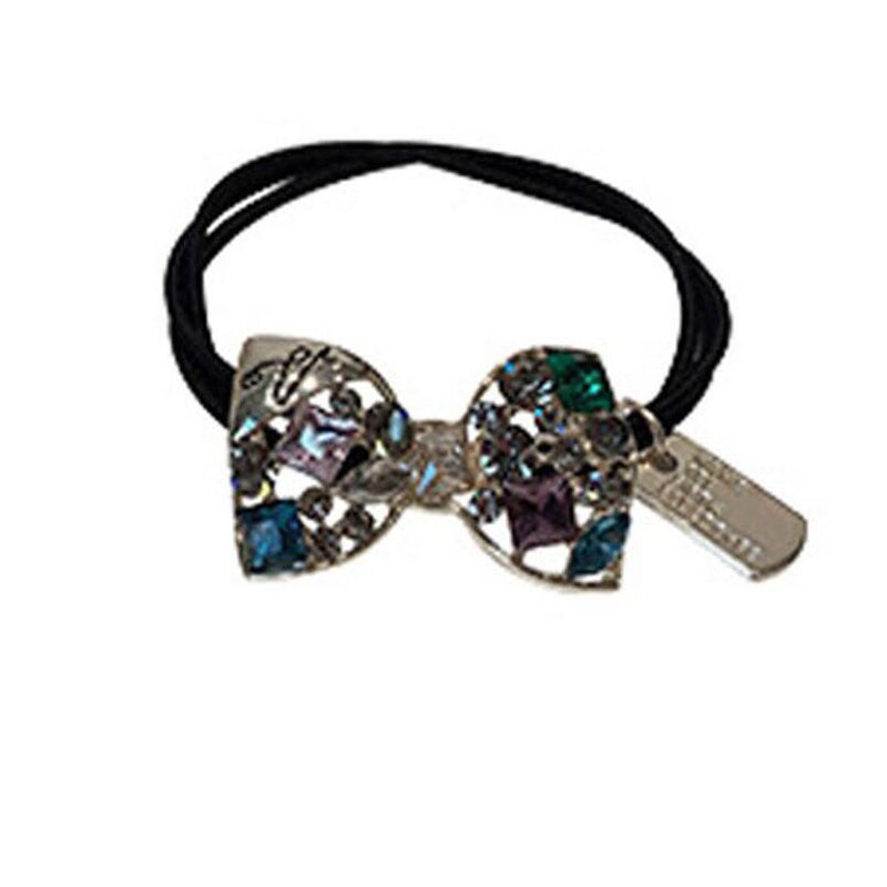 Crystal Rhinestone Hair Rope Female Rough Tie Ponytail Hair Ring Net Red Tie Simple Hair Rope