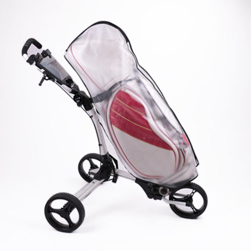 Bolsa de Golf cubierta de lluvia PVC transparente impermeable bola Poncho bolsa Poncho equipo de Golf