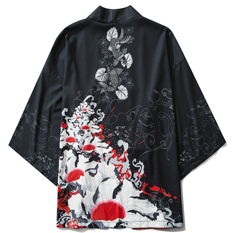 Yukata-Kimono japonés para mujeres y hombres, traje de actuación de escenario Vintage, ropa de calle tradicional, estilo