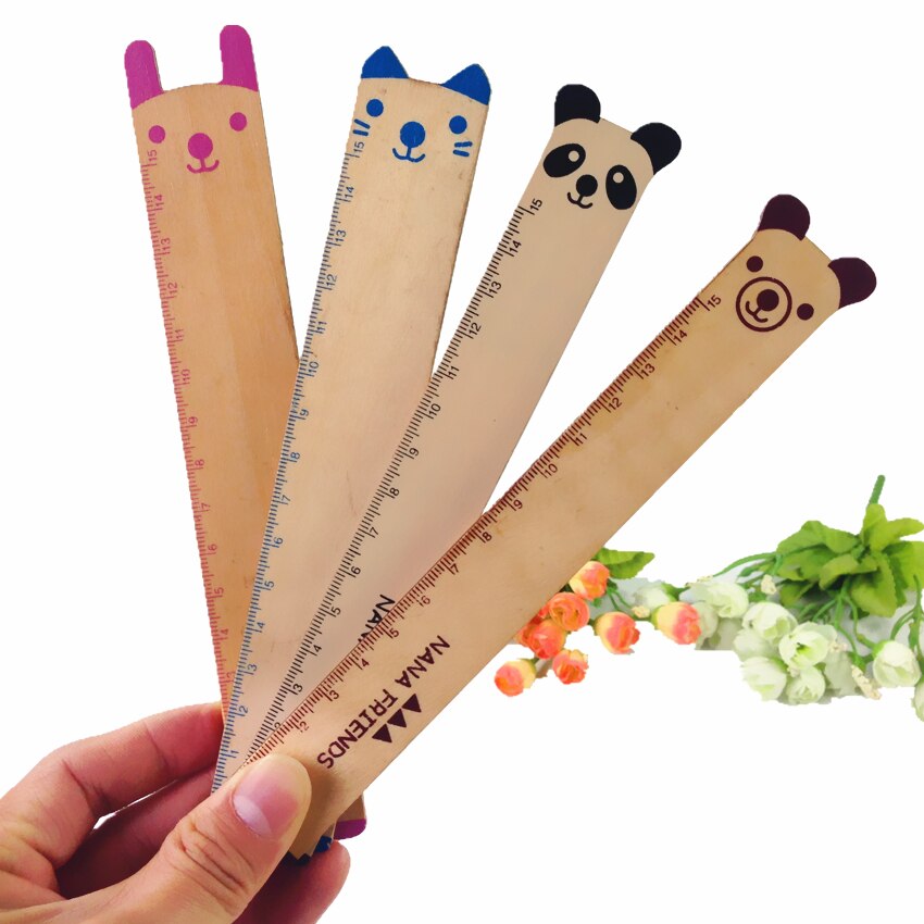 40 sztuk/partia Cute Animal design drewniany Bookmarker linijka dla dzieci Teenagers&#39; prezent book mark Wholesale