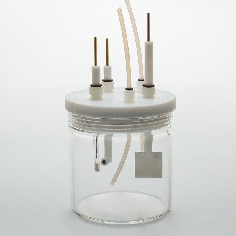 C001 Three-electrode electrochemical cell electrolytic cell glass cell sealed cell electrolysis cells ordinary 50/100/150/200ml