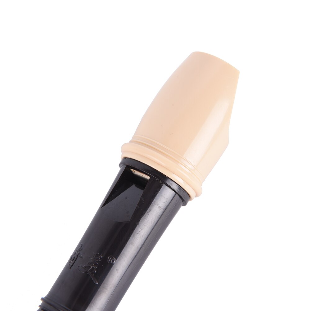 Réglable noir clarinette Soprano flûte à bec Instrument de musique + tige de nettoyage Piccolos accessoire 8 trous