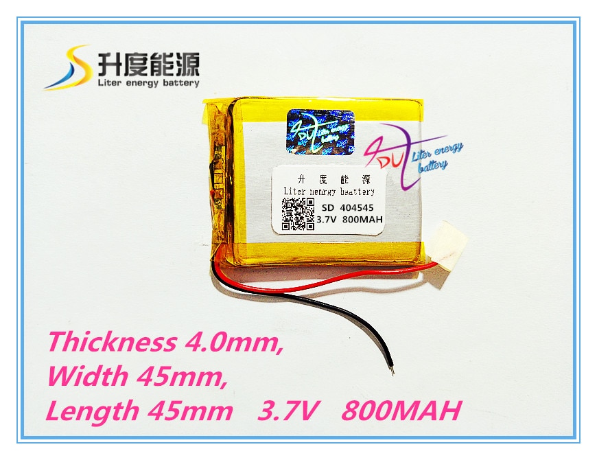 404545 3.7V 800MAH 404343 Polymer lithium ion / Li-ion battery for TOY,POWER BANK,GPS,mp3,mp4,cell phone,speaker