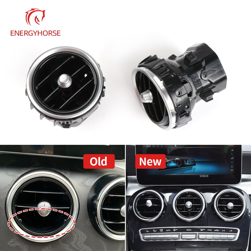 Car Dashboard Central Air Conditioner AC Vent Grille Complete Assembly For Mercedes Benz W205 W253 C GLC Class 2058300201