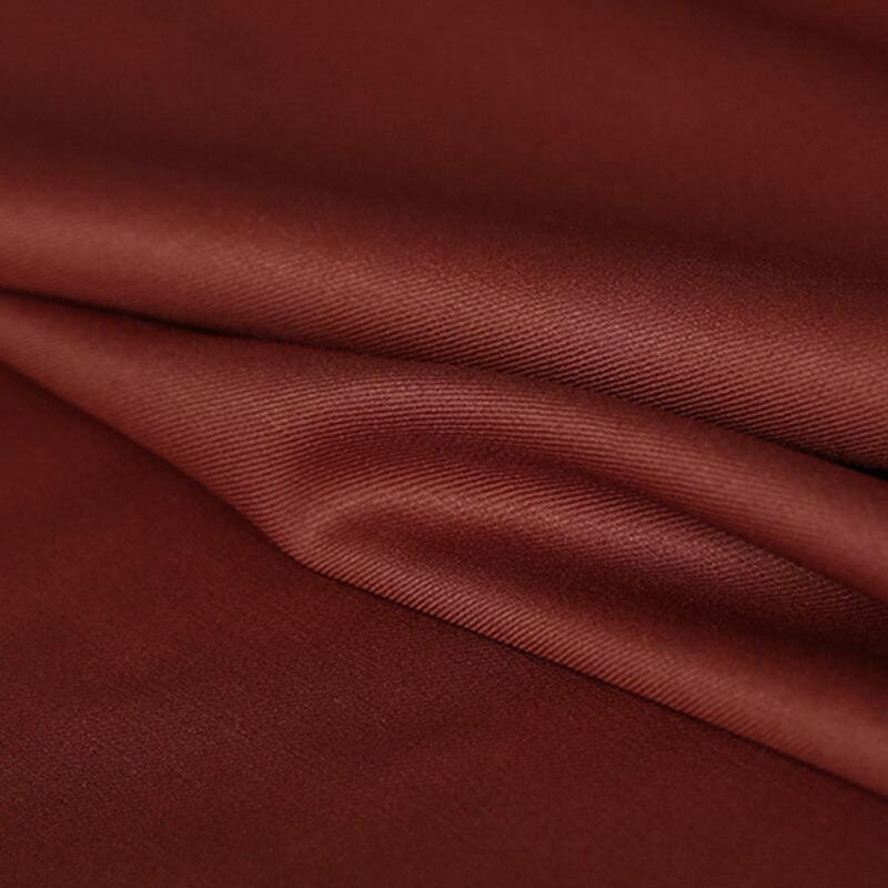 19 høst 154cm bredde ull silke merke stoff til kvinner kjole ren farge klut gjør-det-selv sying