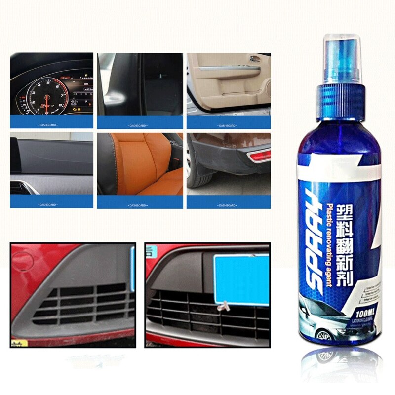 Automotive Plastic Parts Refurbishment Agent / Interior Coating Wax Anti Scratch Hydrophobic Polish Nano Coating Agent