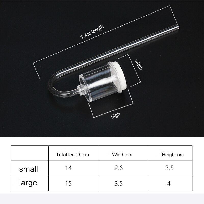 Aquarium CO2 Diffuser Fish Tank Atomizer Reactor Valve CO2 Regulator System Kit for CO2 Generator Cylinder Aquarium Accessories